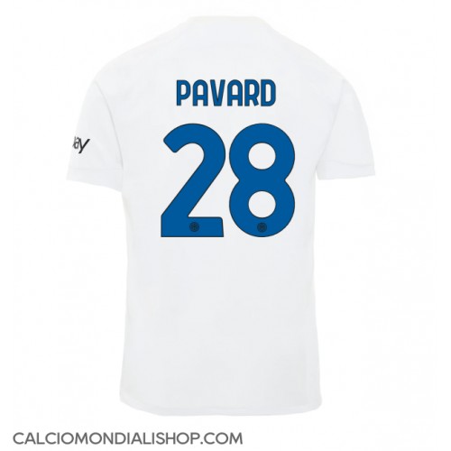 Maglie da calcio Inter Milan Benjamin Pavard #28 Seconda Maglia 2023-24 Manica Corta